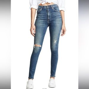 Citizens of Humanity Chrissy Uber High Rise Skinny Jeans in Roulette. Size 29.